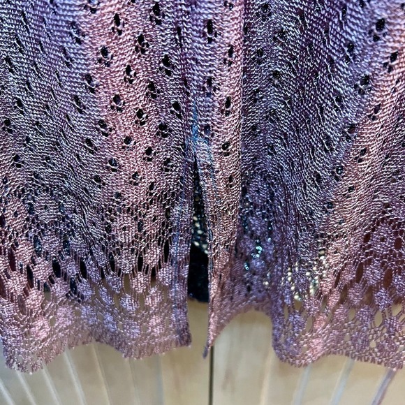 Elegant Lace Mini Dress in Mauve - Picture 10 of 16